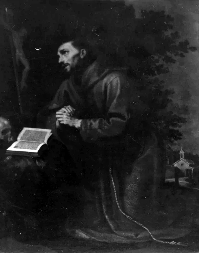 San Francesco d'Assisi in preghiera davanti alla croce - Firenze